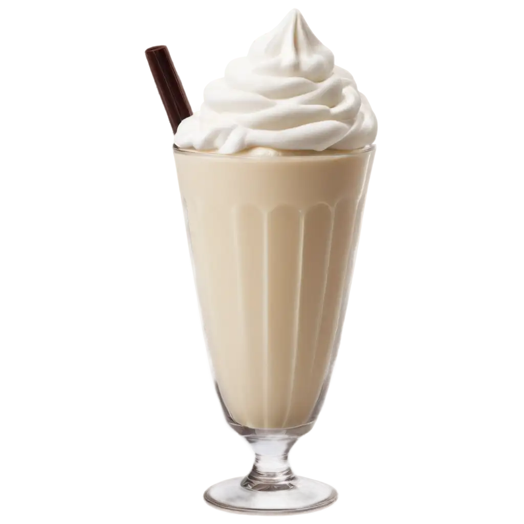 Delicious-Vanilla-Shake-with-Chocolate-Syrup-and-Whipped-Cream-in-Transparent-Glass-PNG-Image-for-Clear-HighQuality-Visuals