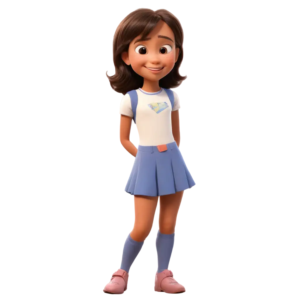 Smiling-Girl-in-Pixar-Style-PNG-Image-Joyful-and-Vibrant-Character-Illustration