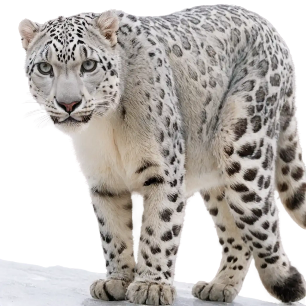 White-Snow-Leopard-at-a-Train-Station-PNG-Image-for-Stunning-Visuals-and-Versatility