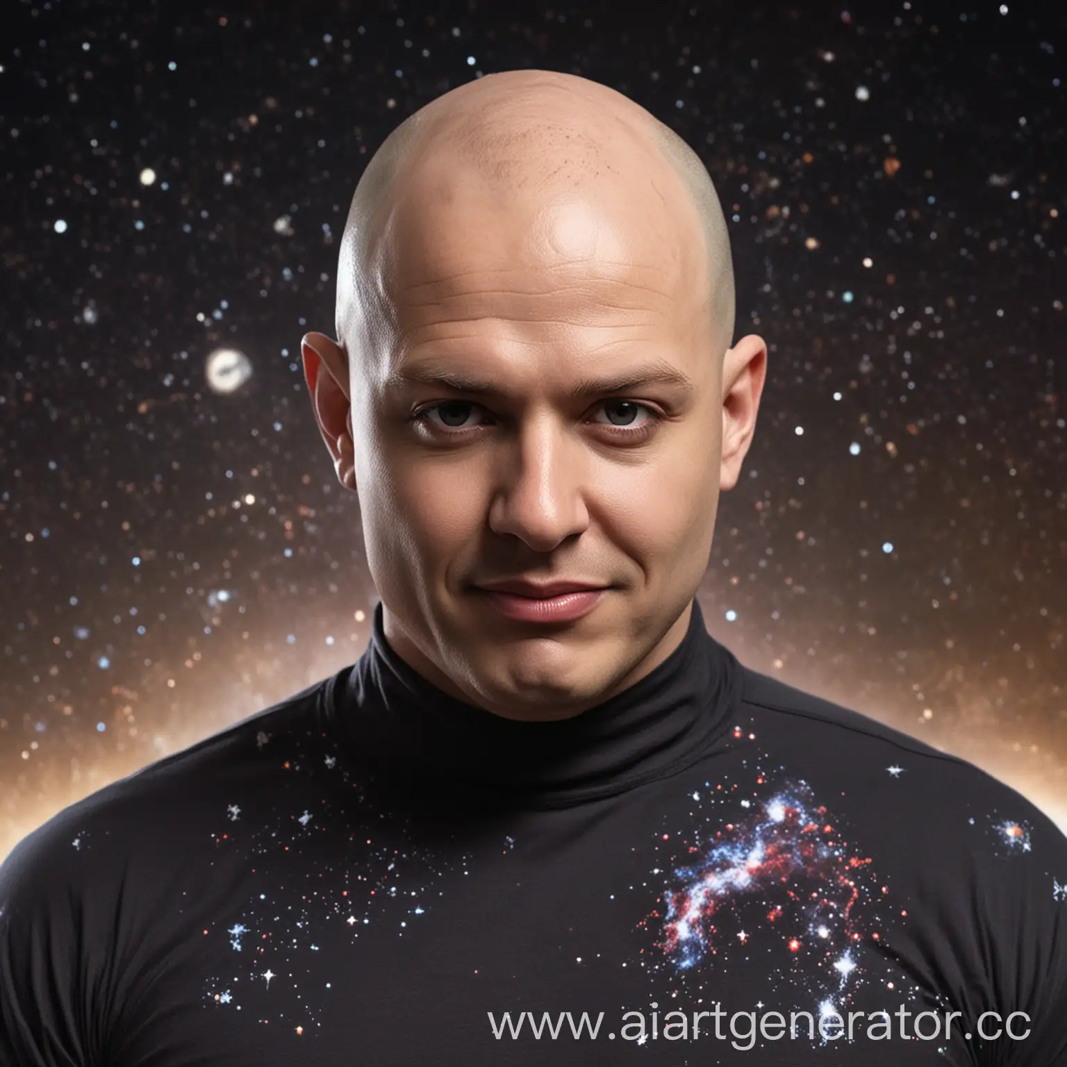 Cosmic-Themed-Portrait-of-a-Heavyset-Bald-Man