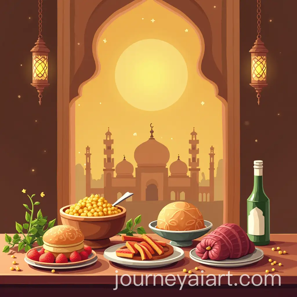 EidEid-Al-Adha-Card-Design-Al-Adha-Greeting-Card-Design-with-Feast-of-Sweets-and-Meat