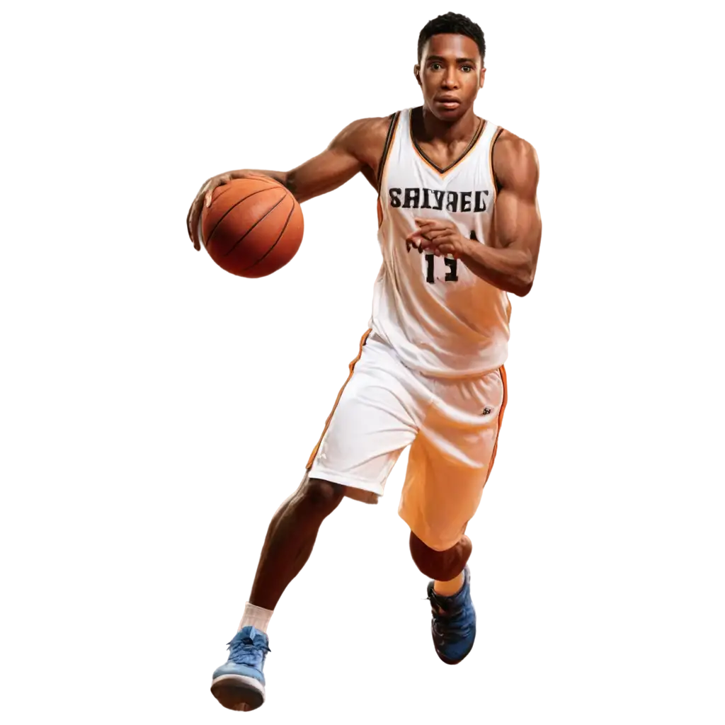 create an image of a basketball player