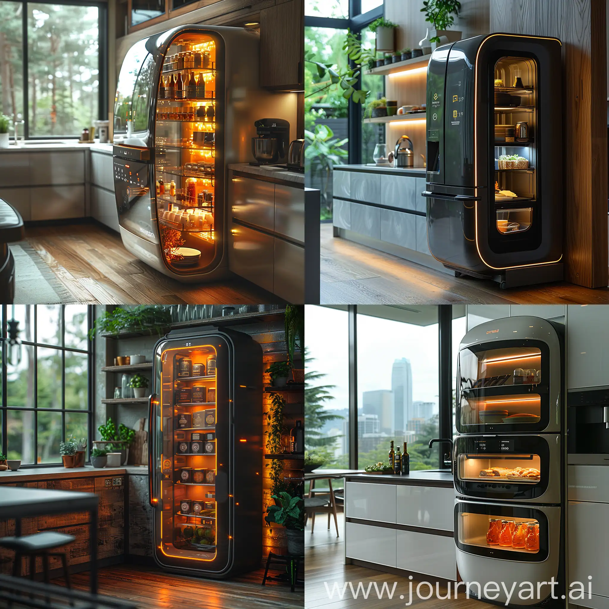 Futuristic-Minimalist-Smart-Fridge-with-TouchScreen-Interface