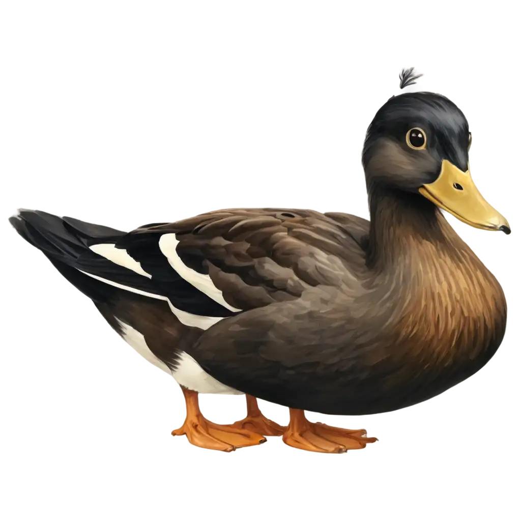 Cute-Duck-Cartoon-PNG-HighQuality-Transparent-Image-for-Creative-Projects