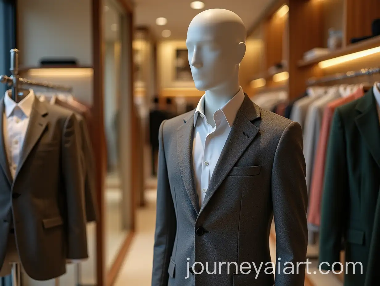 Fashionable-White-Male-Model-in-Luxury-Clothing-Store