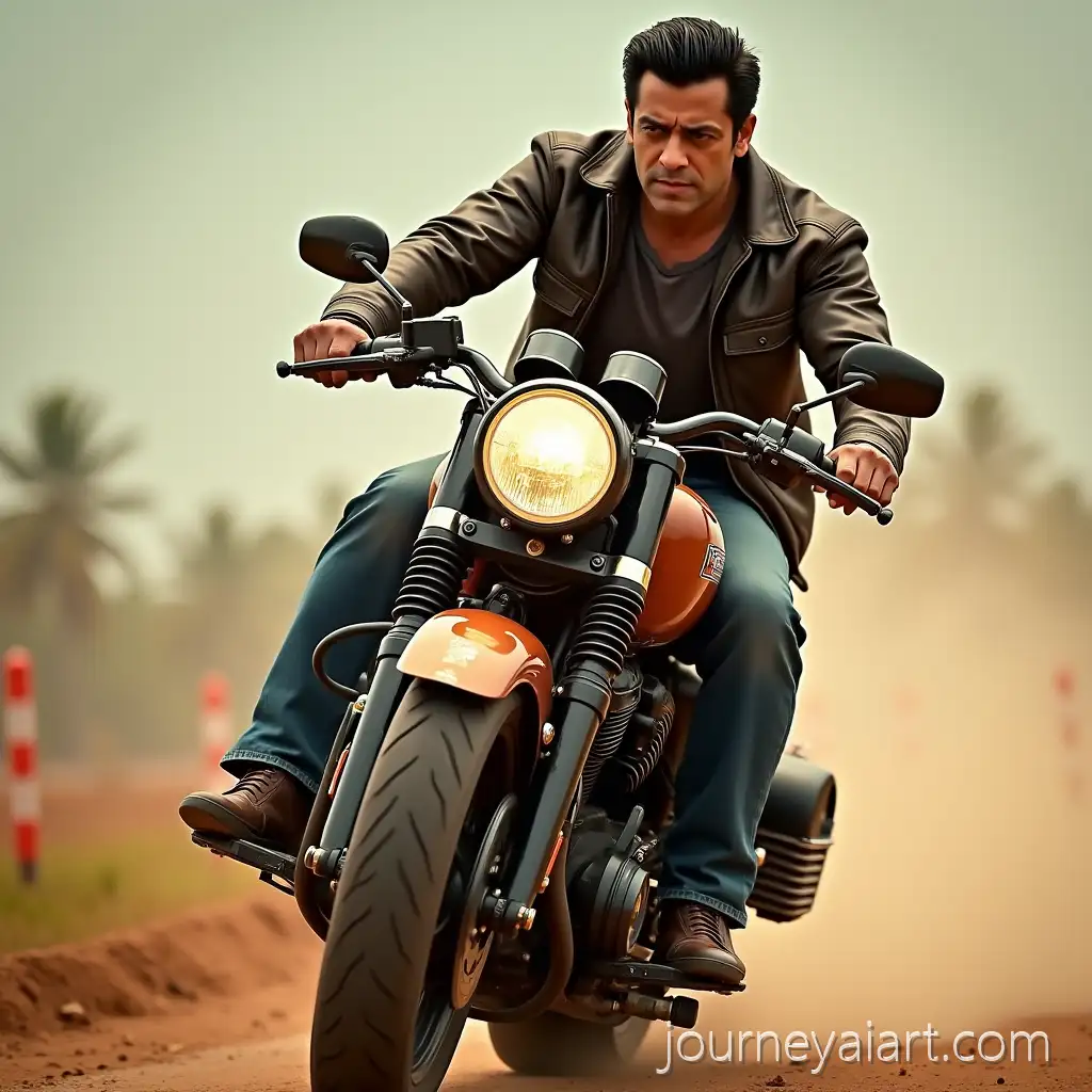 Bollywood-Star-Salman-Khan-Riding-Heavy-Bike-in-Action-Shot