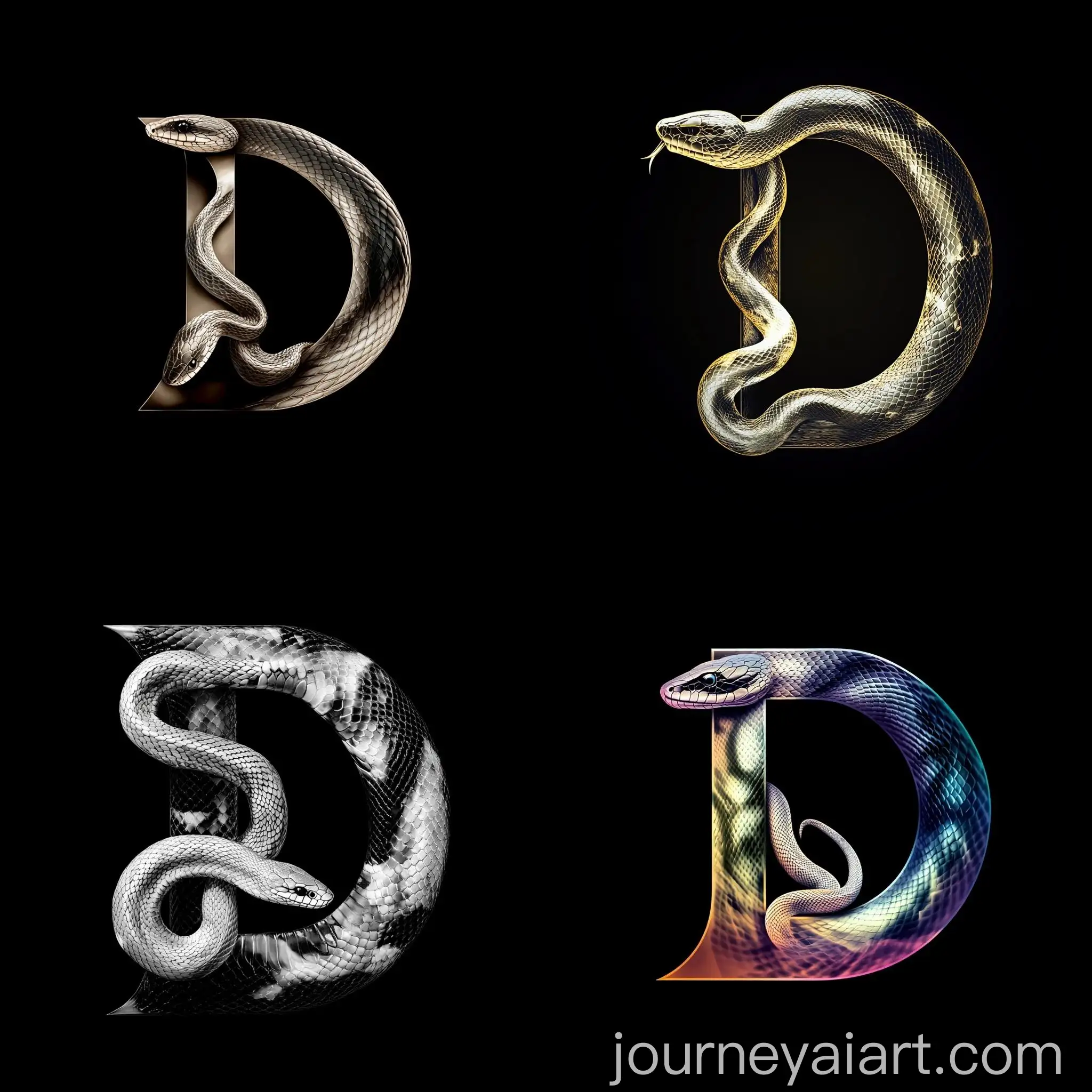 Elegant-Logo-Design-with-Snake-Inside-Letter-D