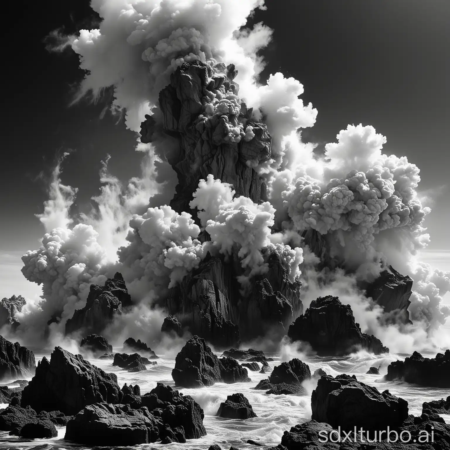 hypothesis of life origin black and white smoke sodium ions potassium ions ancient ocean rocks original life LUCA academic