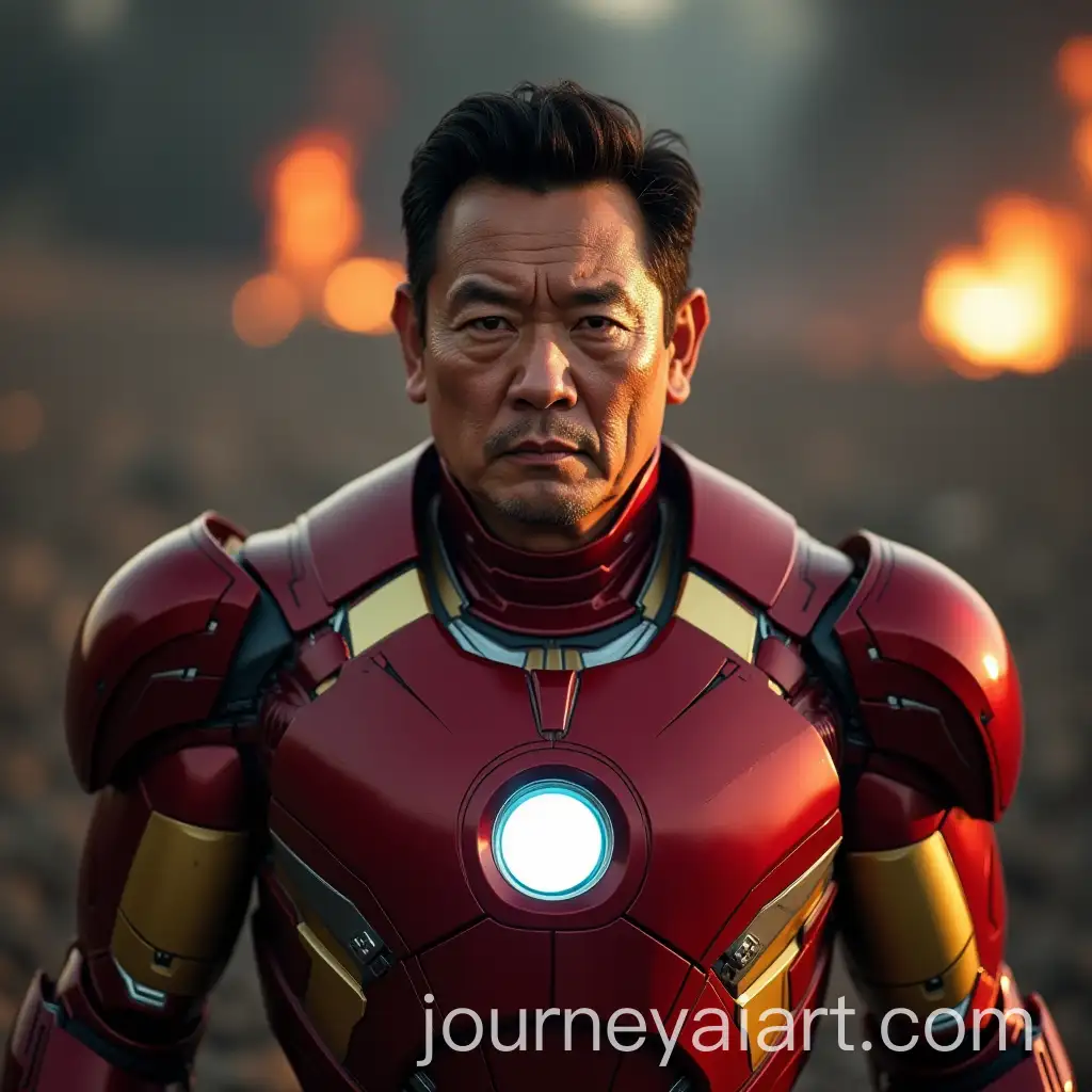 Prabowo-as-Iron-Man-in-Avengers-Movie-Background