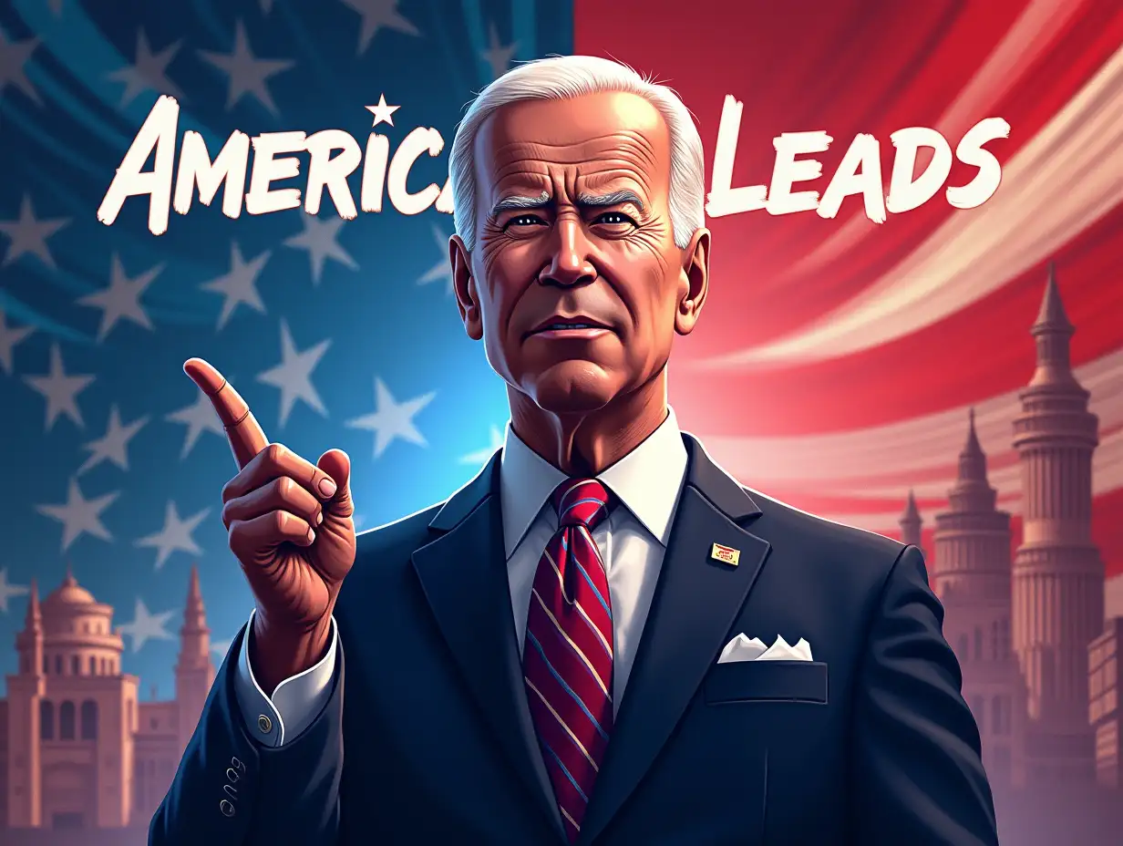 Biden-Presidential-Portrait-with-America-Leads-in-Bold-Editorial-Style