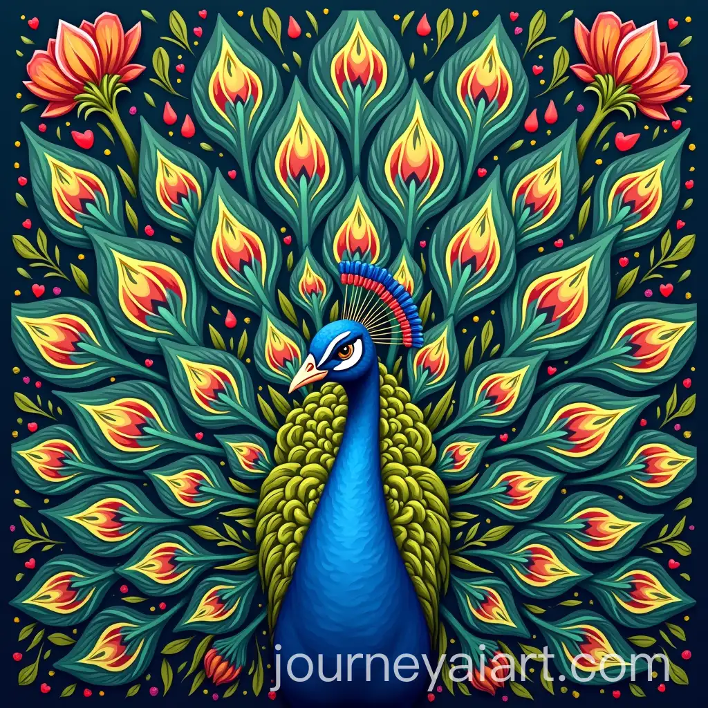 Vibrant-PeacockThemed-Deepavali-Celebration