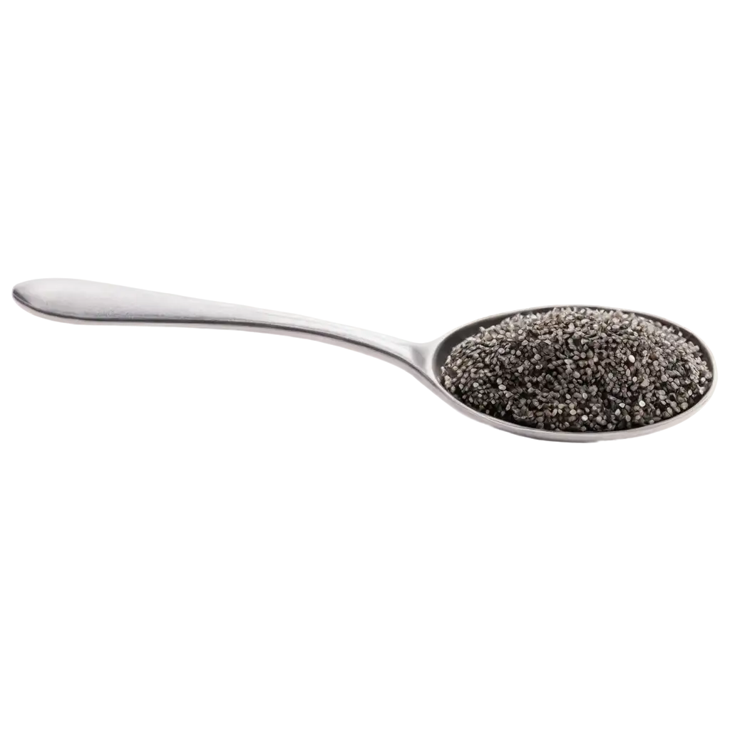 A-Spoon-of-Chia-Seed-HighQuality-PNG-Image-for-Culinary-and-Health-Applications