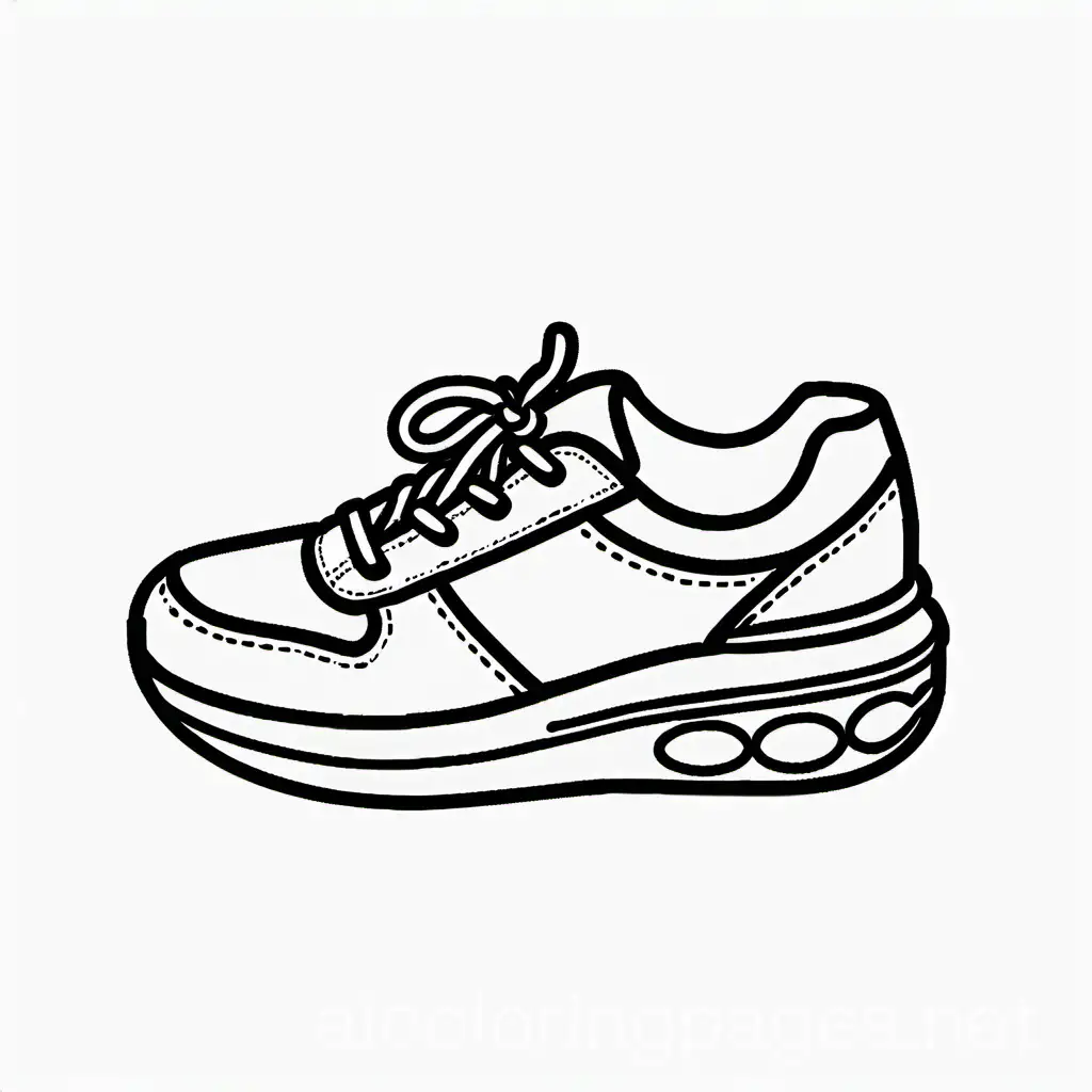 Kawaii-Shoes-Coloring-Page-in-Black-and-White