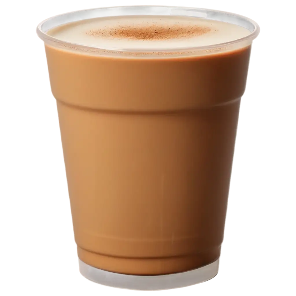 Realistic-Milk-Coffee-in-Injection-Plastic-Cup-PNG-HighQuality-Image-for-Digital-Use