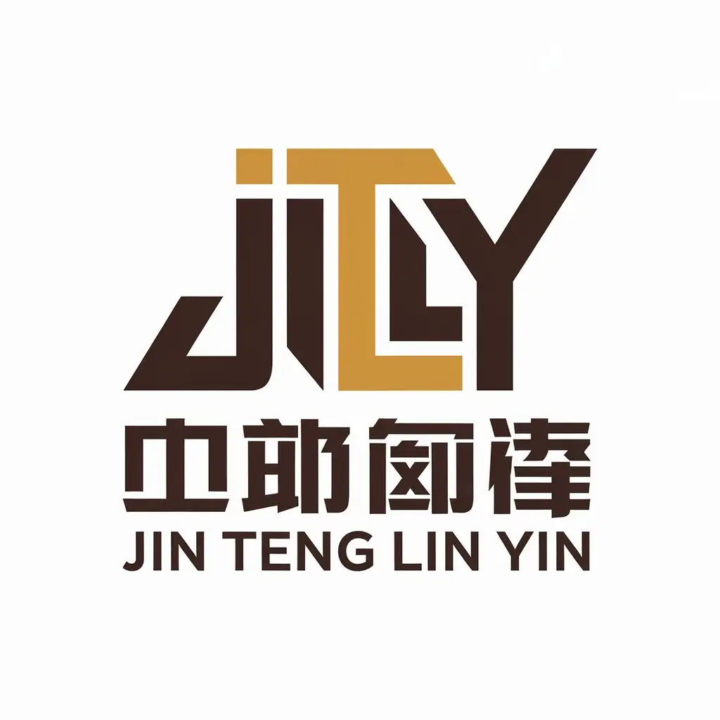 LOGO Design for Jin Teng Lin Yin Clean and Modern Vector with JTLY Symbol