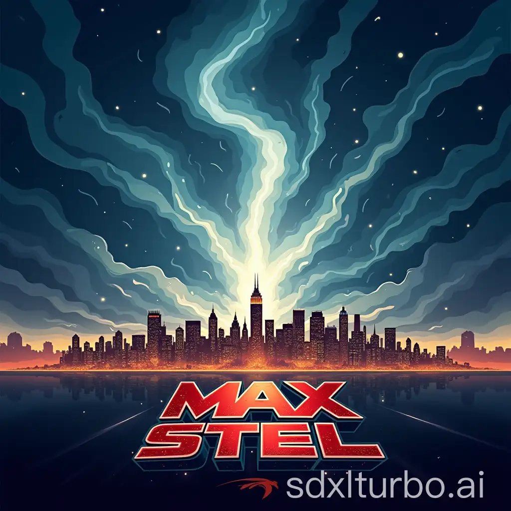 Dramatic-Urban-Skyline-Under-Stormy-Sky-for-Max-Steel-Movie-Poster