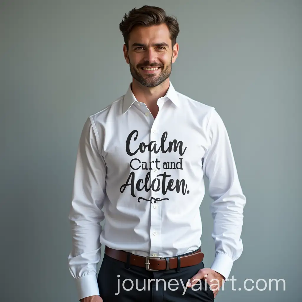 Simple-and-Calm-Word-Designs-for-Mens-Business-Shirt
