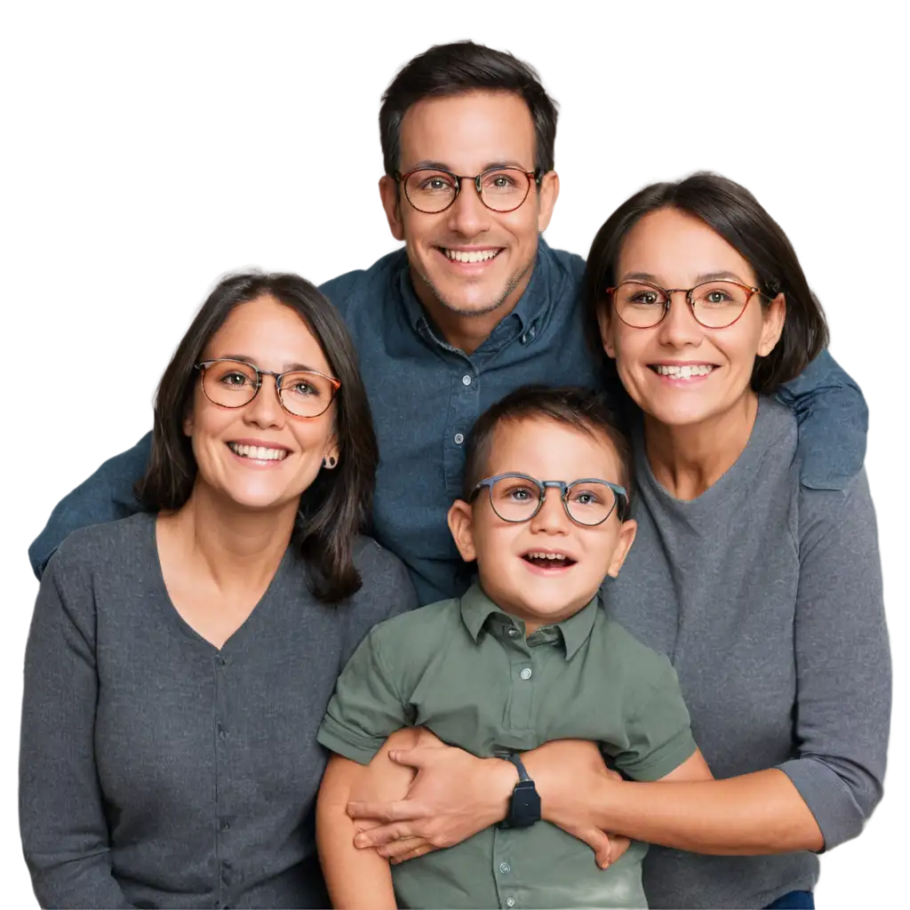 Family-Wearing-Glasses-PNG-Image-for-The-Eye-Clarity-in-Mississauga-Perfect-for-Visual-Marketing