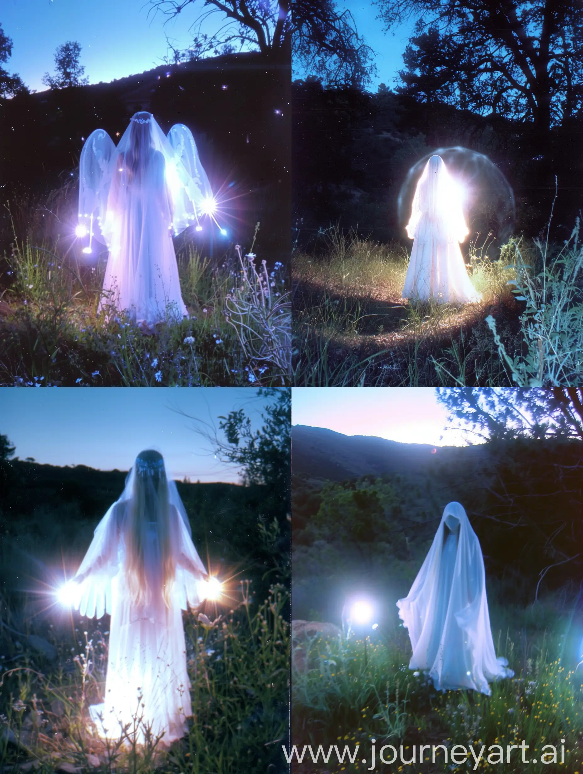 Angel-Spirit-Guide-Standing-in-Malibu-Canyon-Polaroid-Photography