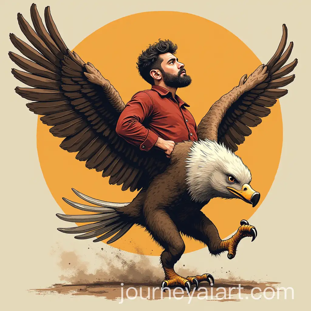 Portrait-of-Hugo-de-Melo-Caldeira-de-Oliveira-with-Pigtail-and-Eagle-Wings