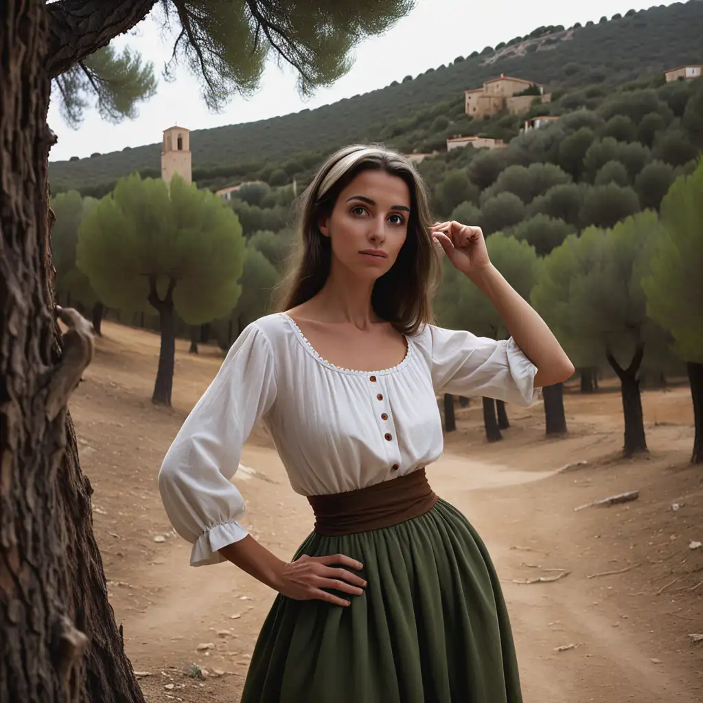 Sabries pose images for the story The Secret of Villaró del Bosc