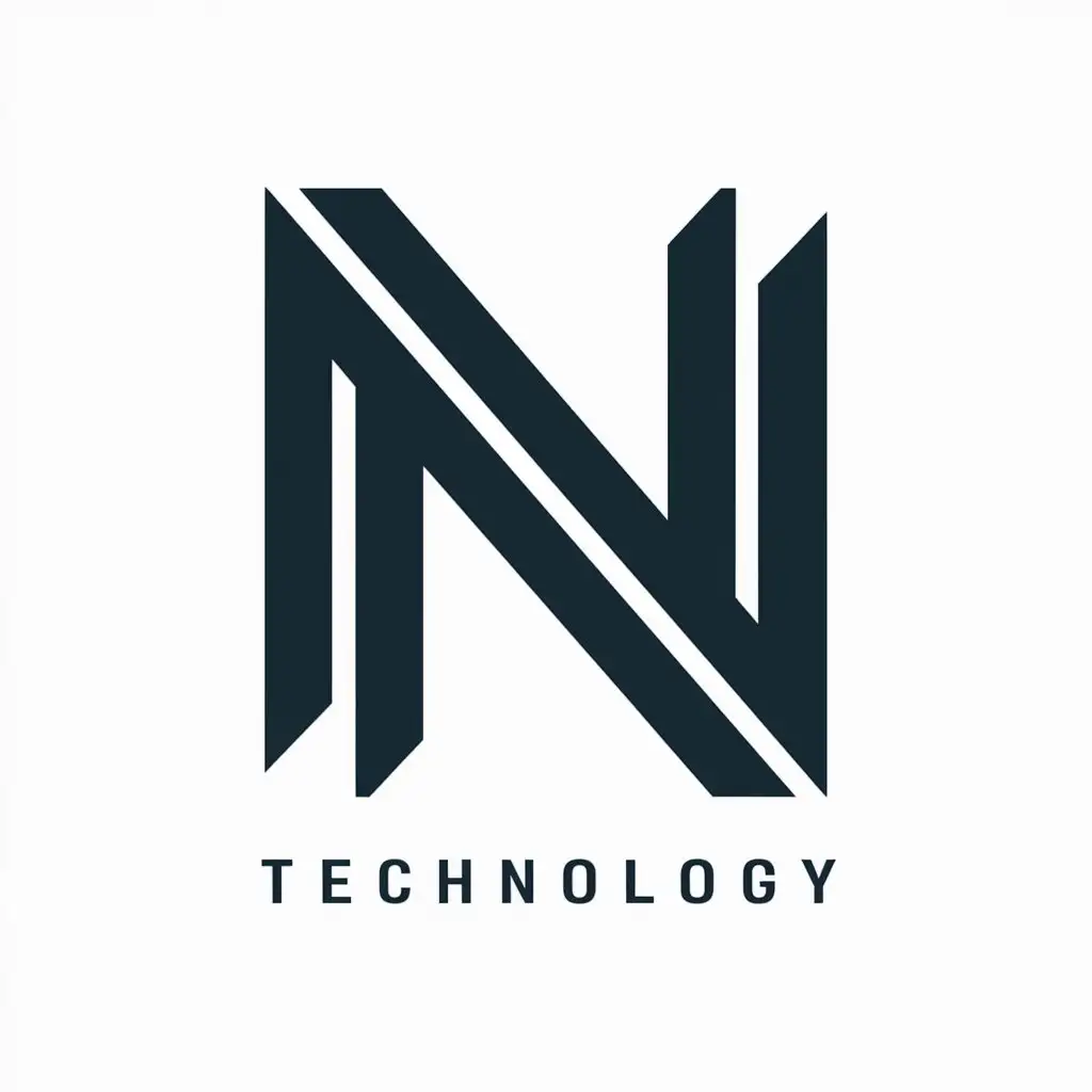 a vector logo design,with the text "N", main symbol:N,Moderate,be used in Technology industry,clear background