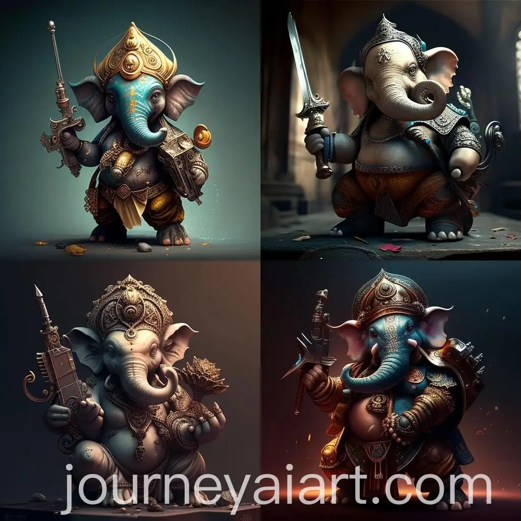 Ganpati-Bappa-Beautiful-Images-with-Weapon