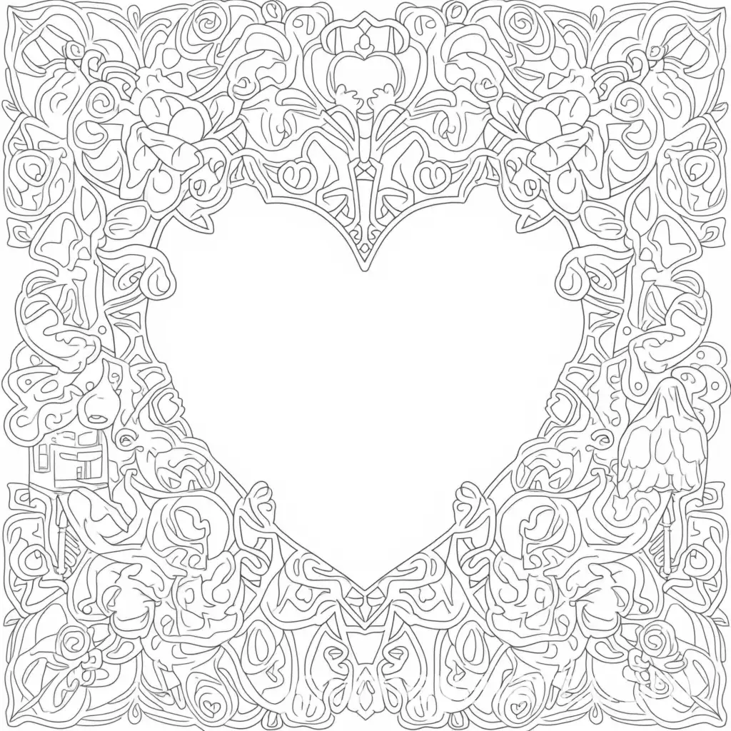 Intricate-Valentines-Day-Adult-Coloring-Book-Page-with-Romantic-Elements
