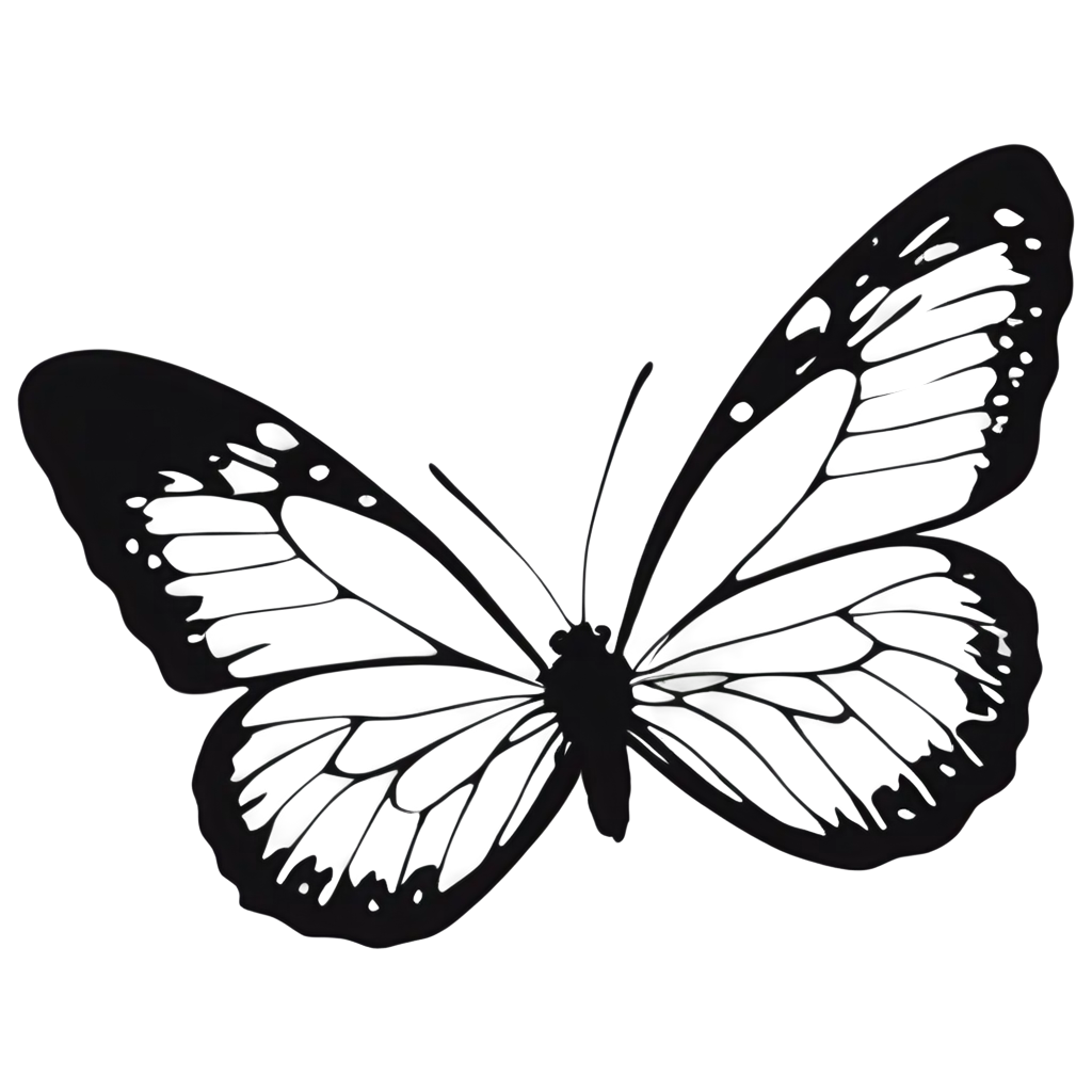 Cute-Silhouette-Butterfly-PNG-Image-Create-Delightful-Visuals-with-Clarity-and-Quality