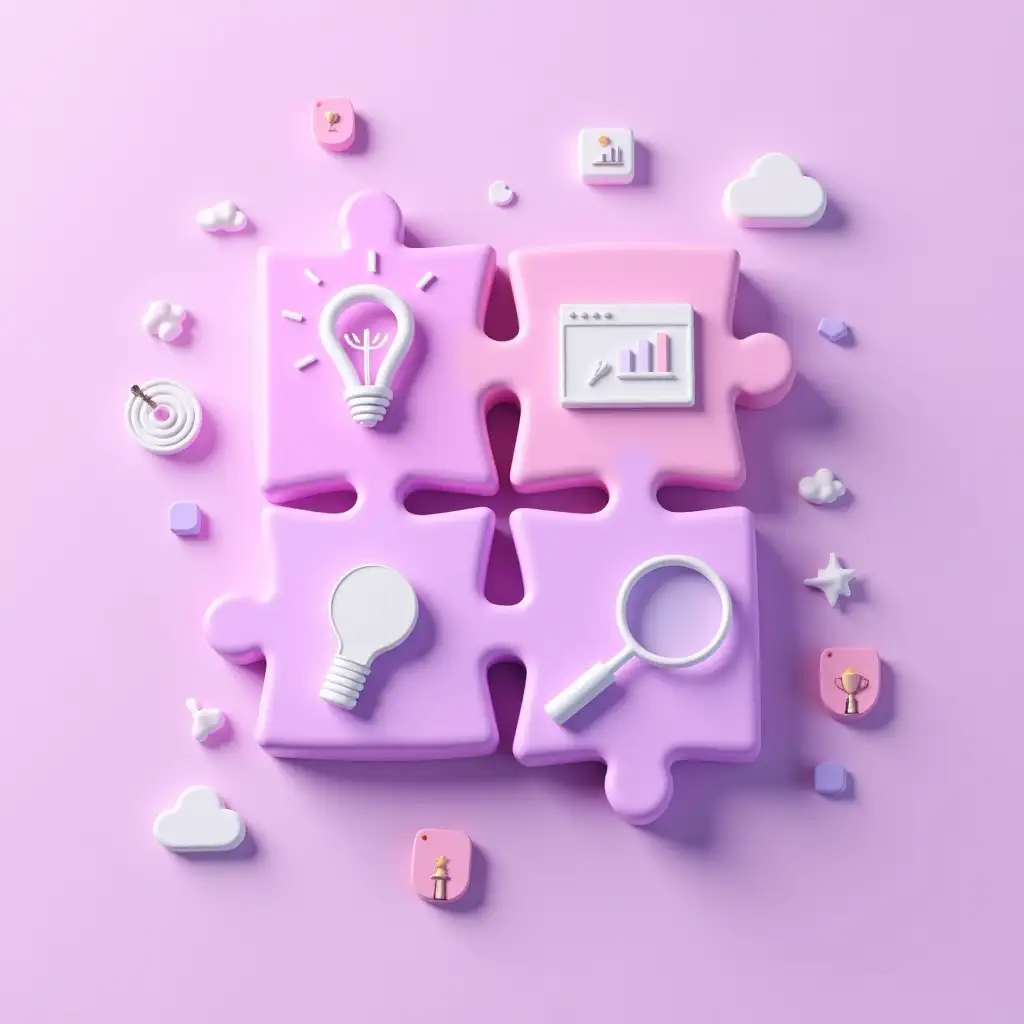 3D-Puzzle-Pieces-Representing-Lead-Generation-Process