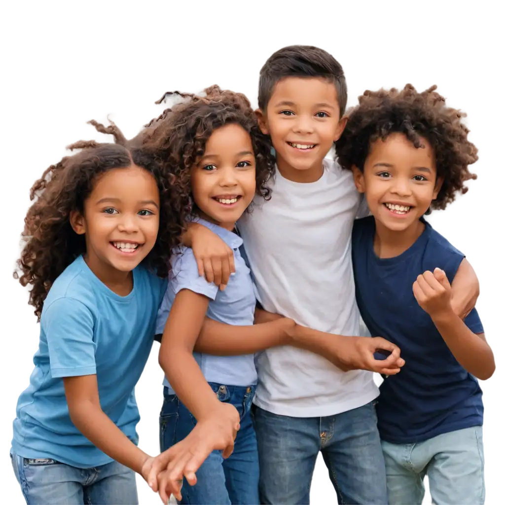 Detailed-PNG-Image-of-Diverse-Group-of-Children-Playing-Happily-in-a-Park