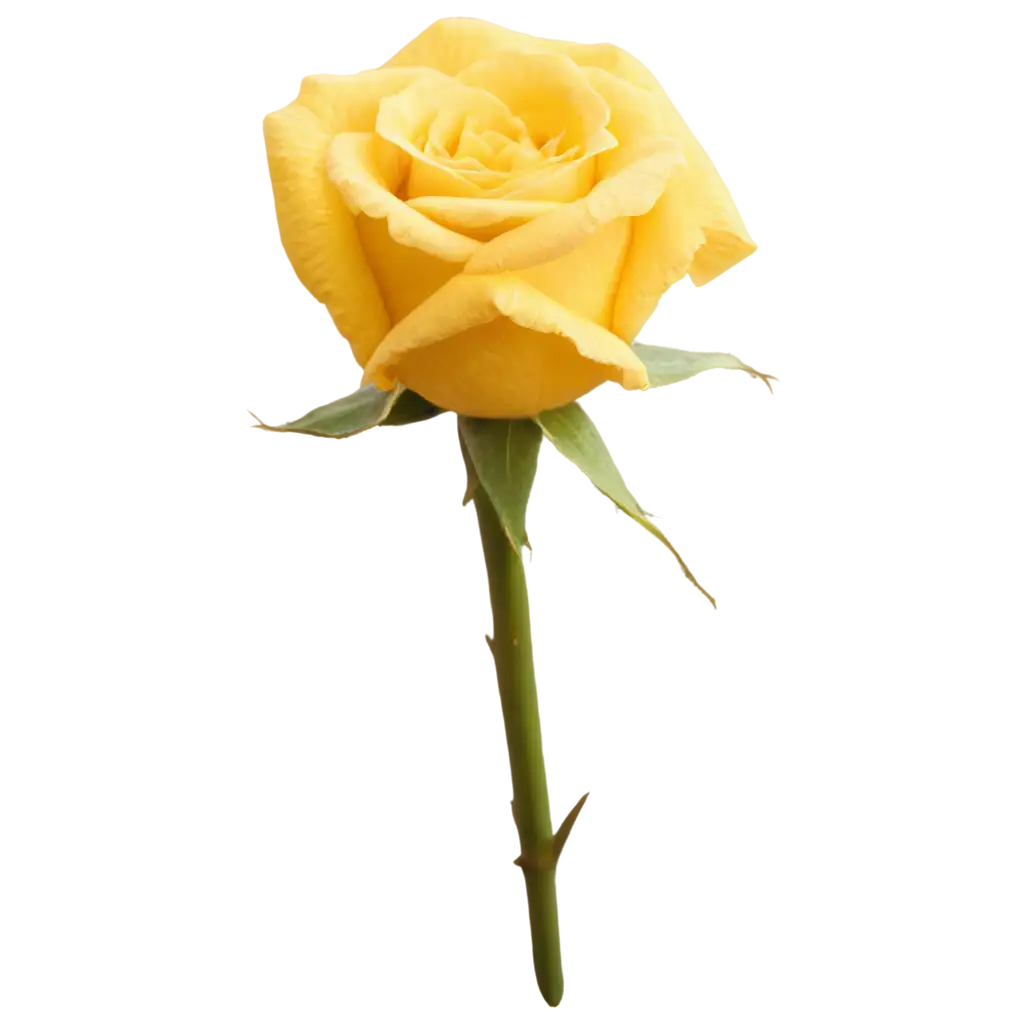 Yellow-Rose-PNG-HighQuality-Transparent-Image-for-Diverse-Uses