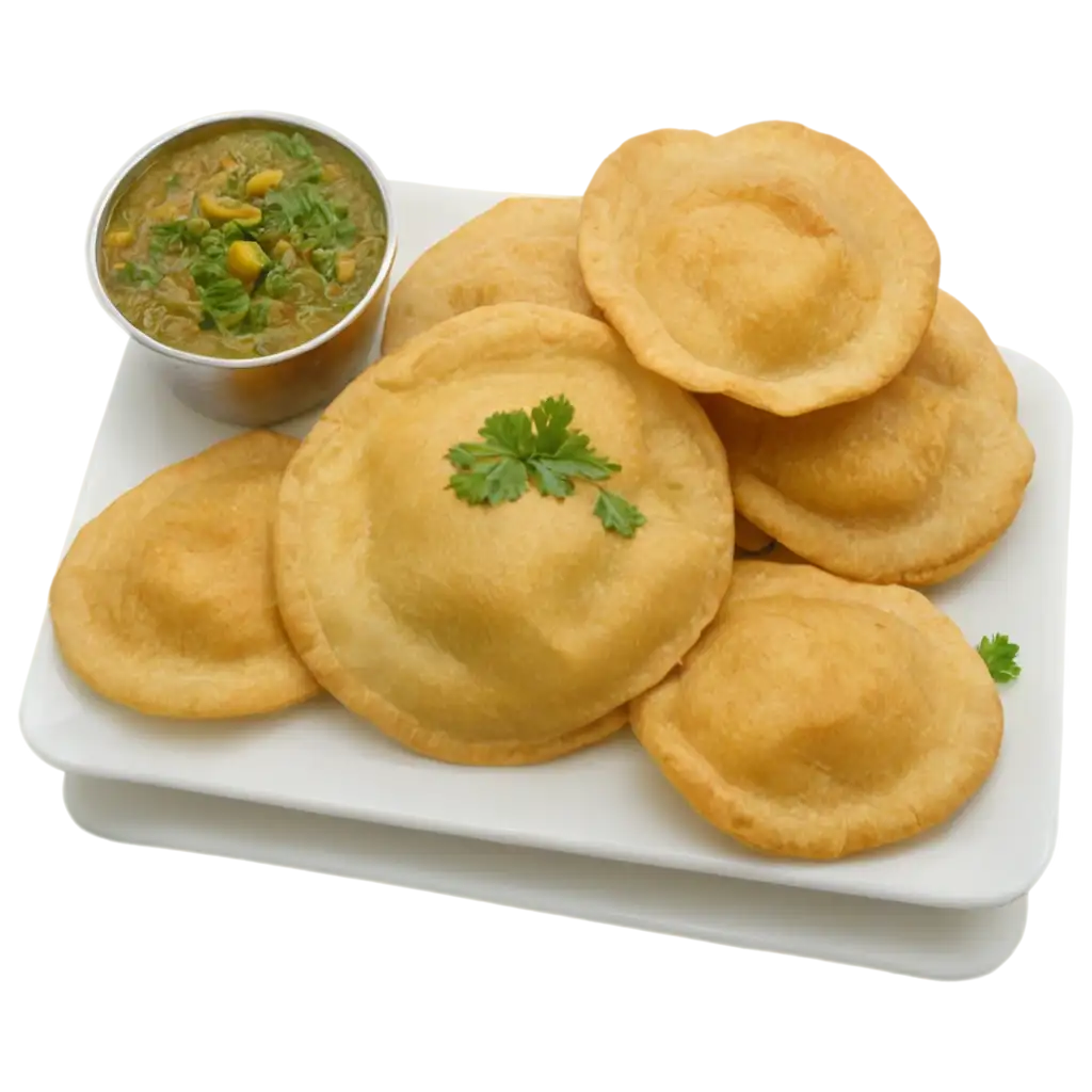 Delicious-Poori-Bhaji-PNG-Image-for-Digital-Art-and-Foodrelated-Content