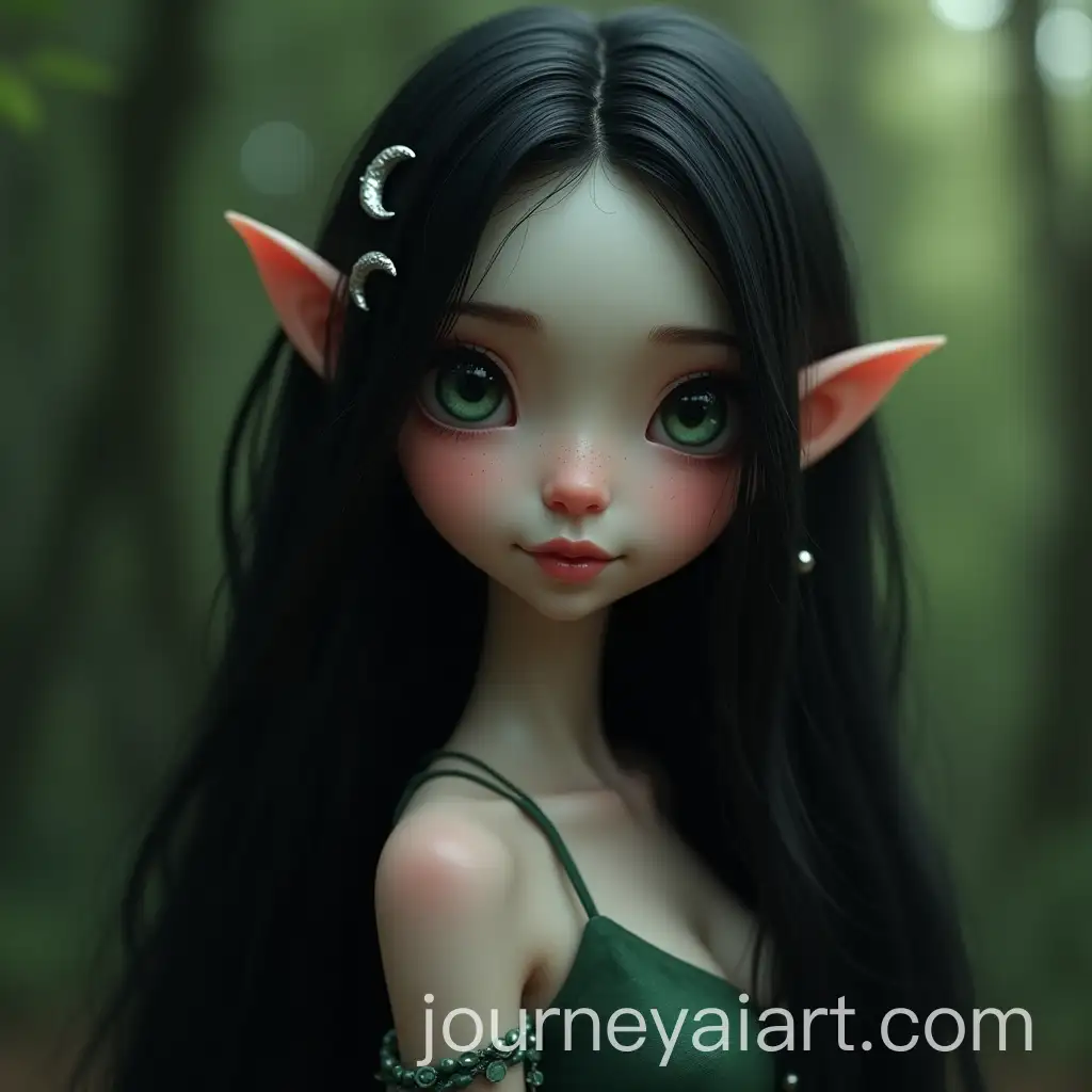 Graceful-Forest-Nymph-with-Emerald-Eyes-and-Moon-Clips