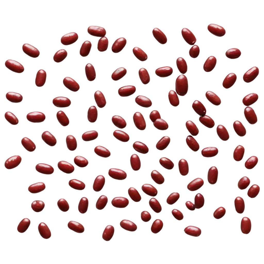 Vivid-PNG-Image-of-Falling-Red-Beans-Enhance-Visual-Appeal-and-Quality