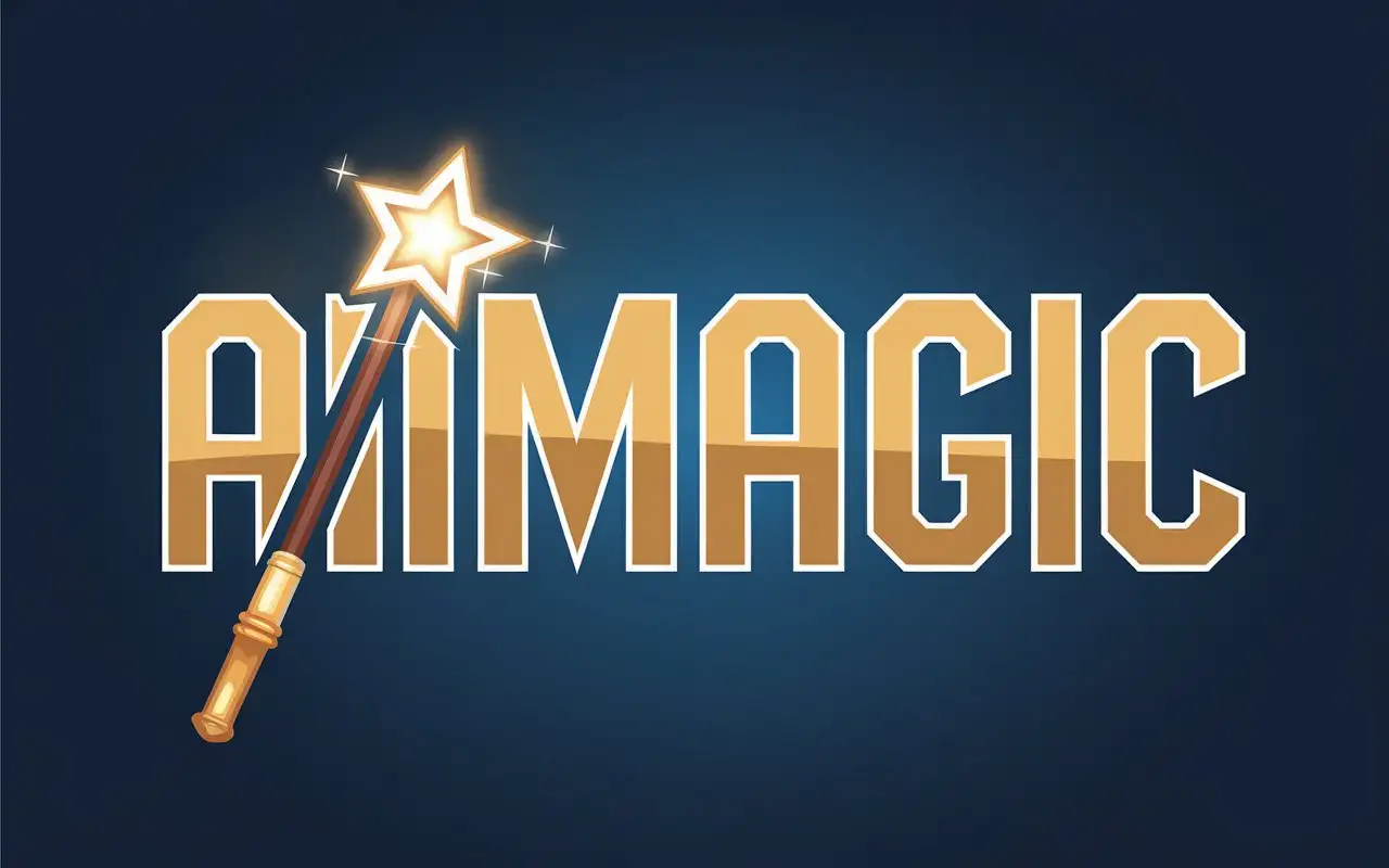 AIMagic Logo Vector Illustration of AI Sorcerer