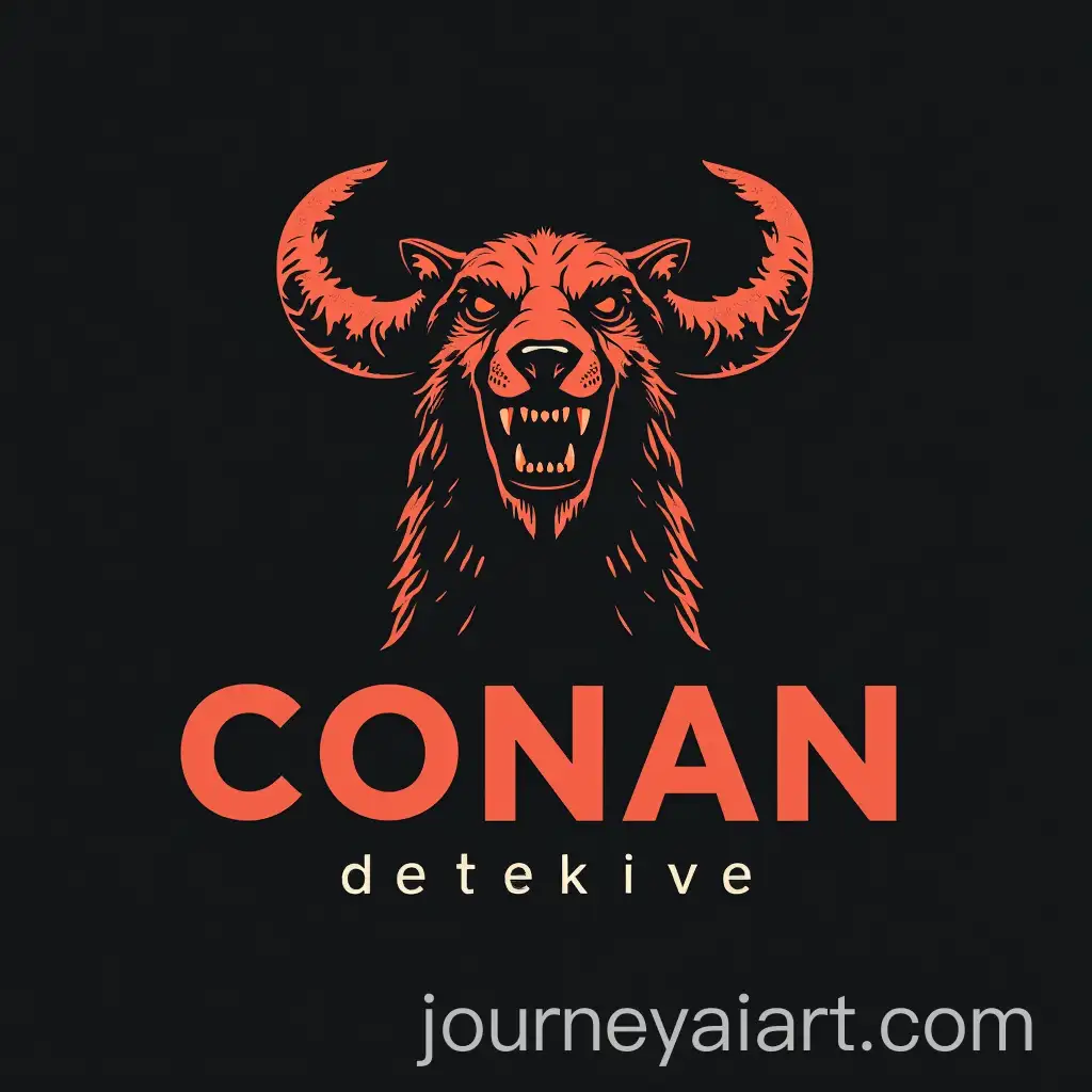 Detective-Conan-Logo-Design-in-Bold-Modern-Style