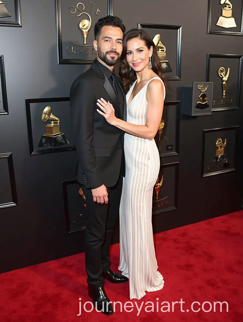 AI-Image-Prompt-ExpansionElegant-Couple-Posing-on-Red-Carpet-at-Glamorous-Event