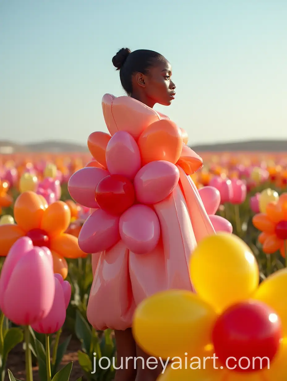 Model-Posing-in-a-Balloon-Flower-Field-with-Colorful-Inflated-Blossoms