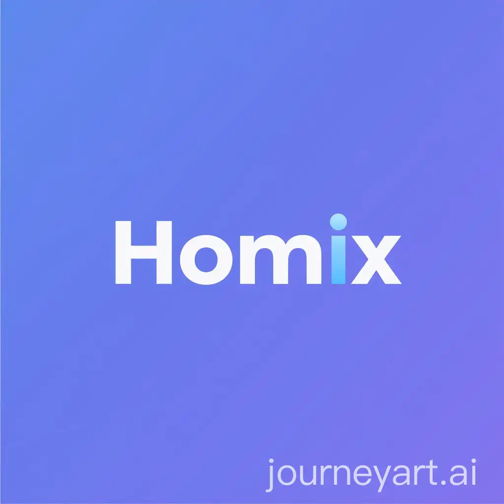 Modern-Portable-Electric-Products-Logo-for-Homix-with-Blue-and-Purple-Gradient