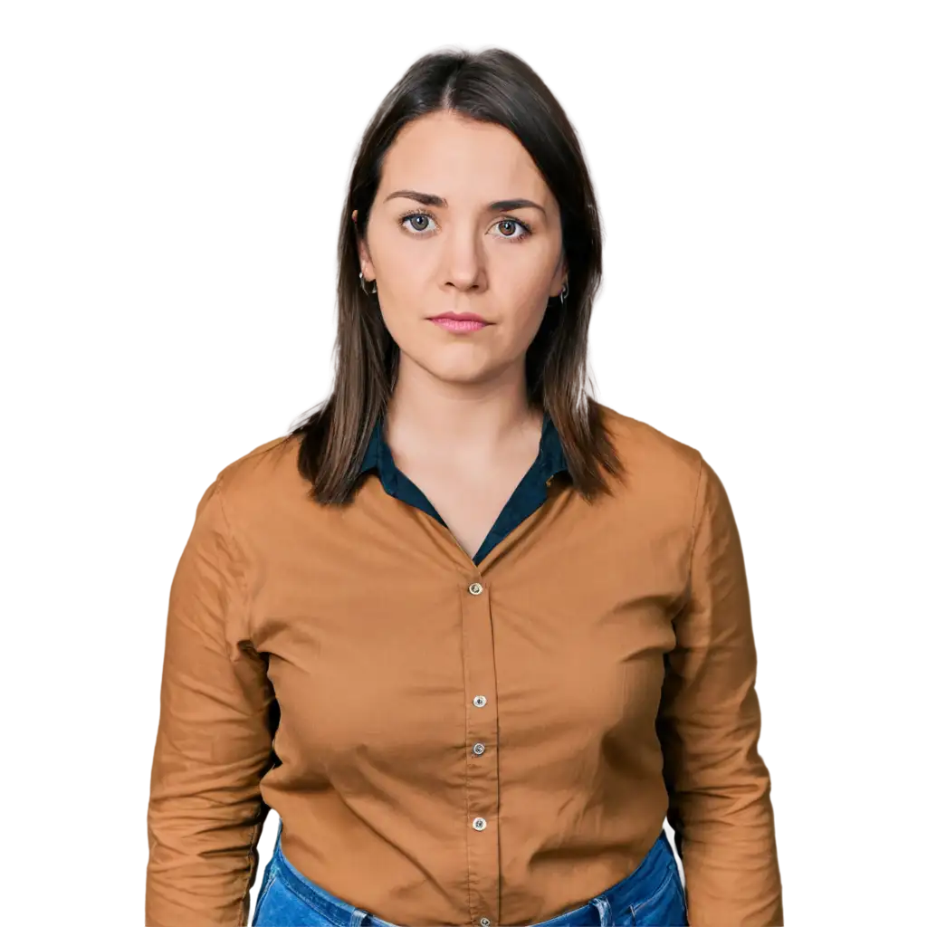 Professional-PNG-Image-of-a-33YearOld-American-Woman-with-a-Collared-Shirt