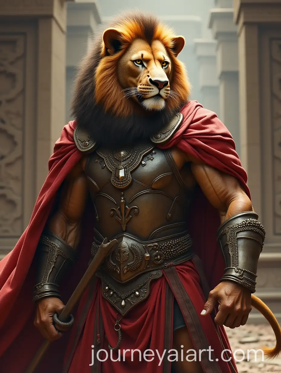 Indian-King-with-Lion-Head-and-Armor