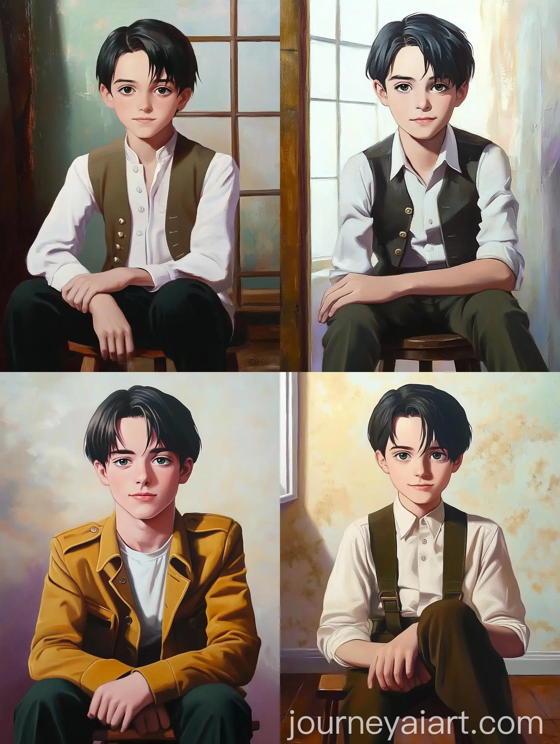 NineteenYearOld-Noble-Youth-Sitting-in-Room-Portrait