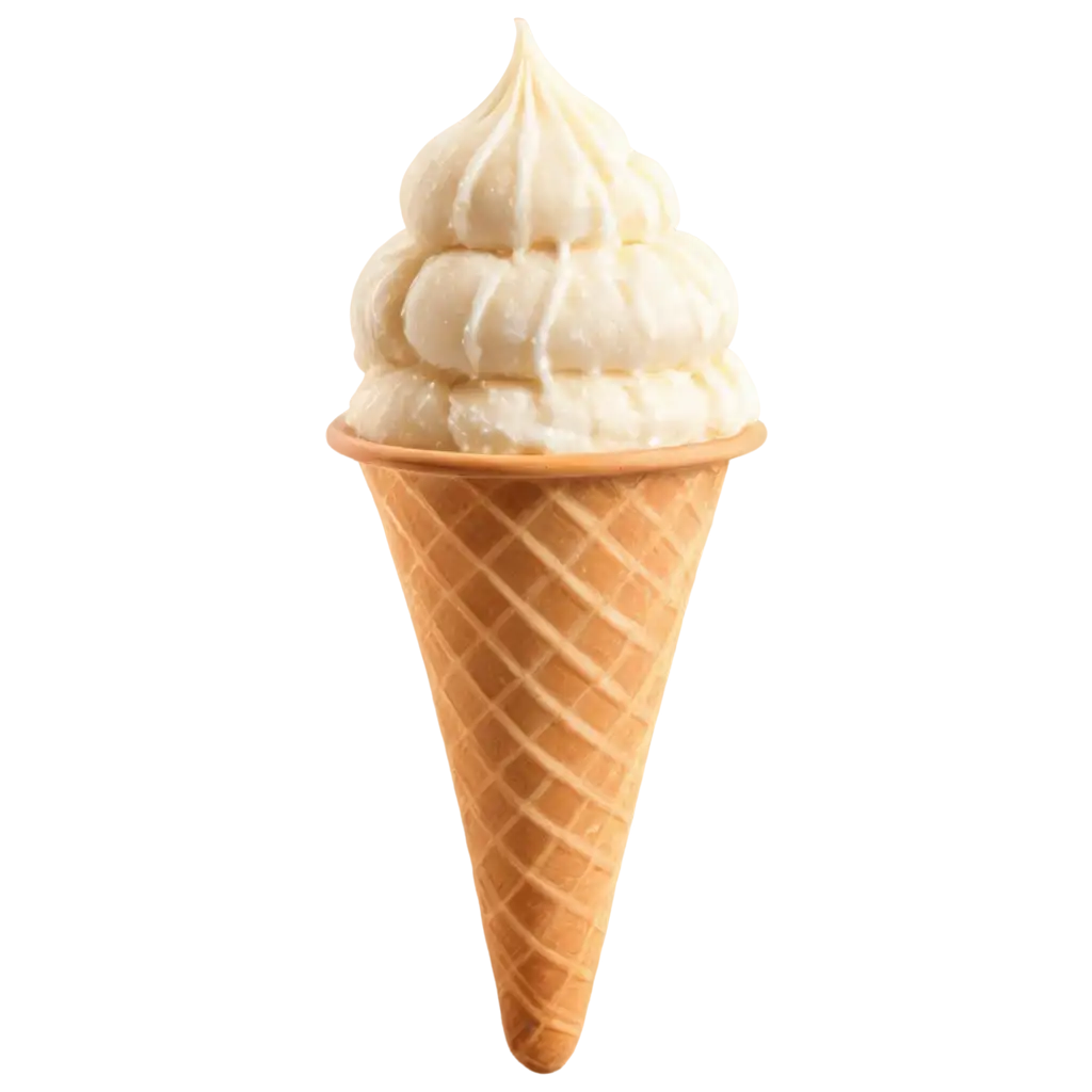 ice cream vanilla cup
