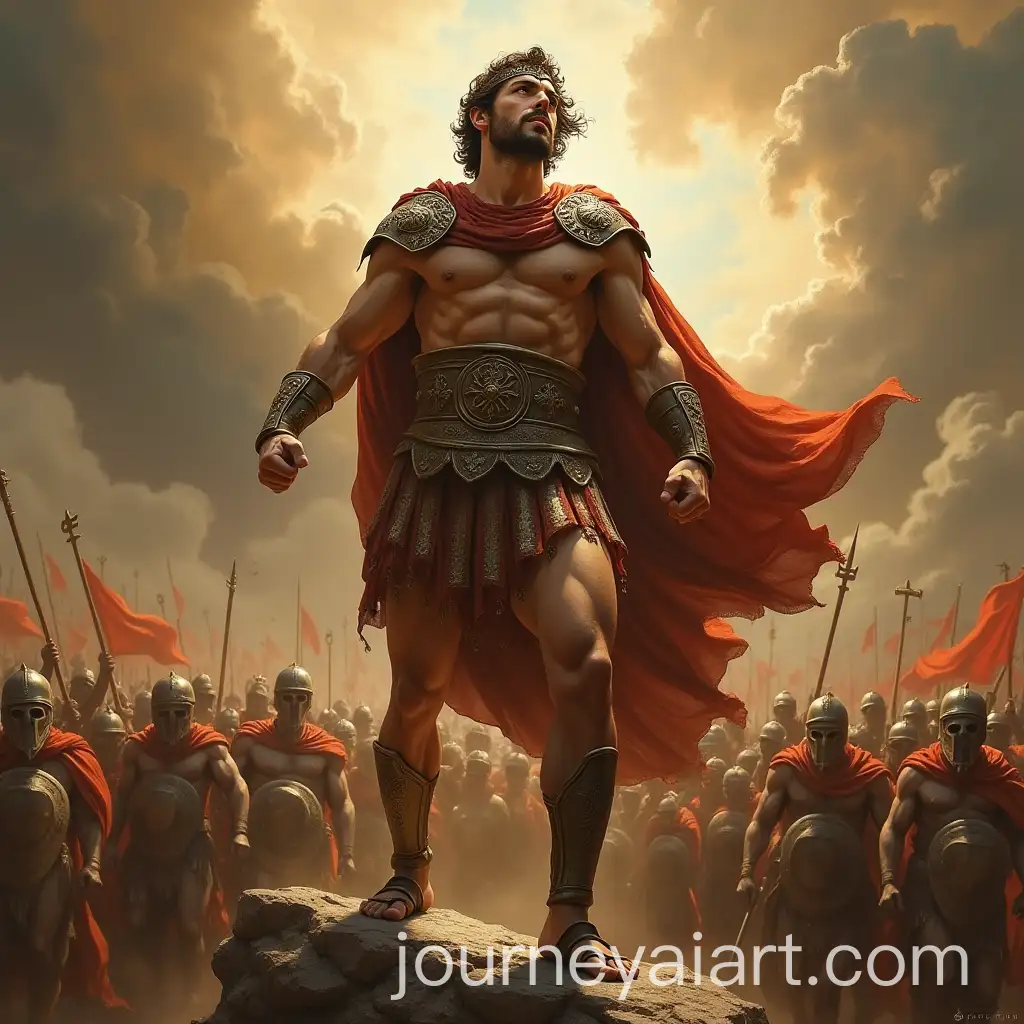 Heroic-Warrior-Markelnadjelo-Rallying-an-Army-in-Renaissance-Style