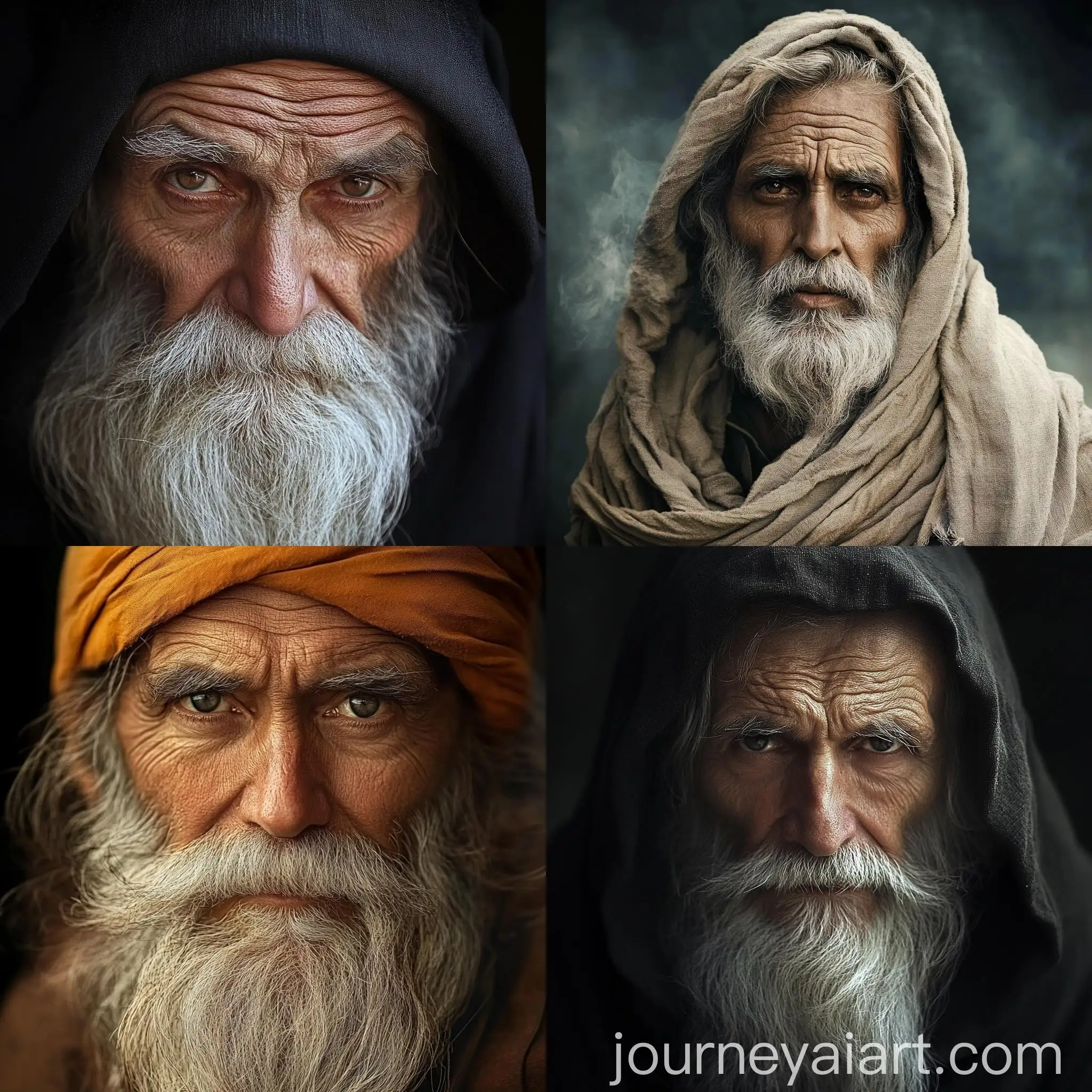 Wise-Old-Men-in-Simple-Clothes-Portraits