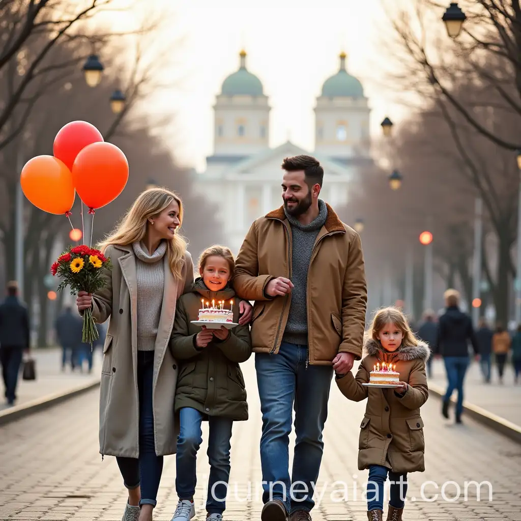 Cheerful-Kazakh-Family-Celebrating-in-Almaty-City