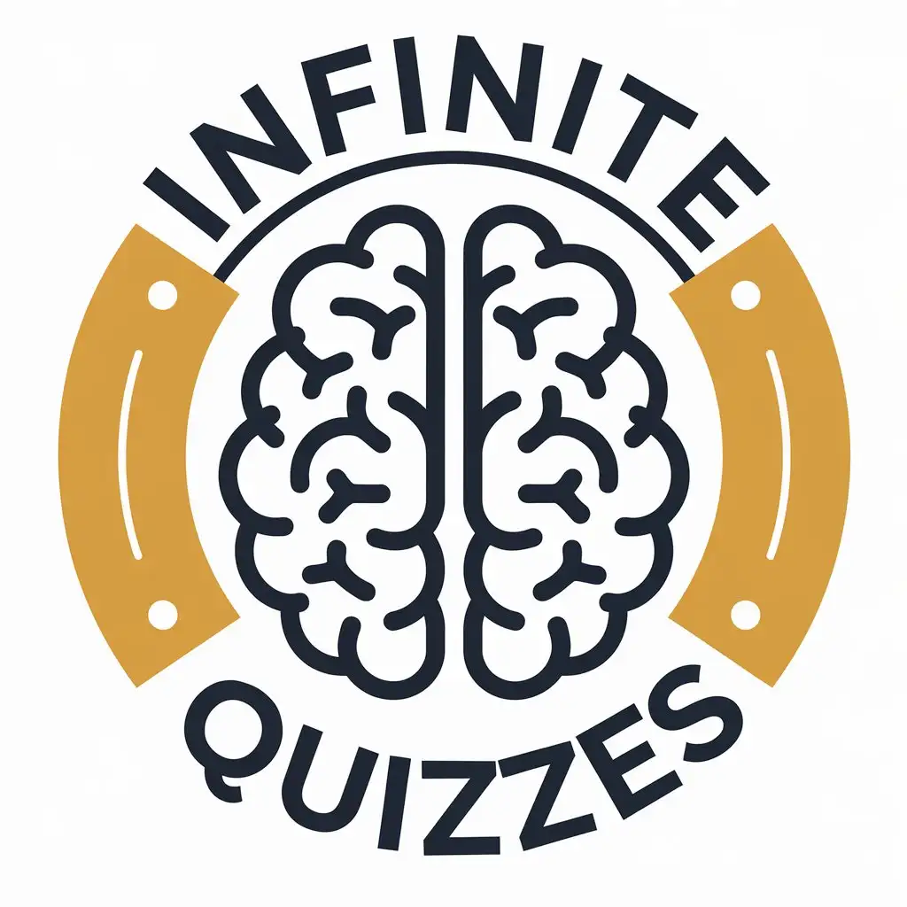 LOGO Design for Infinite Quizzes Brain Symbol for Education Industry