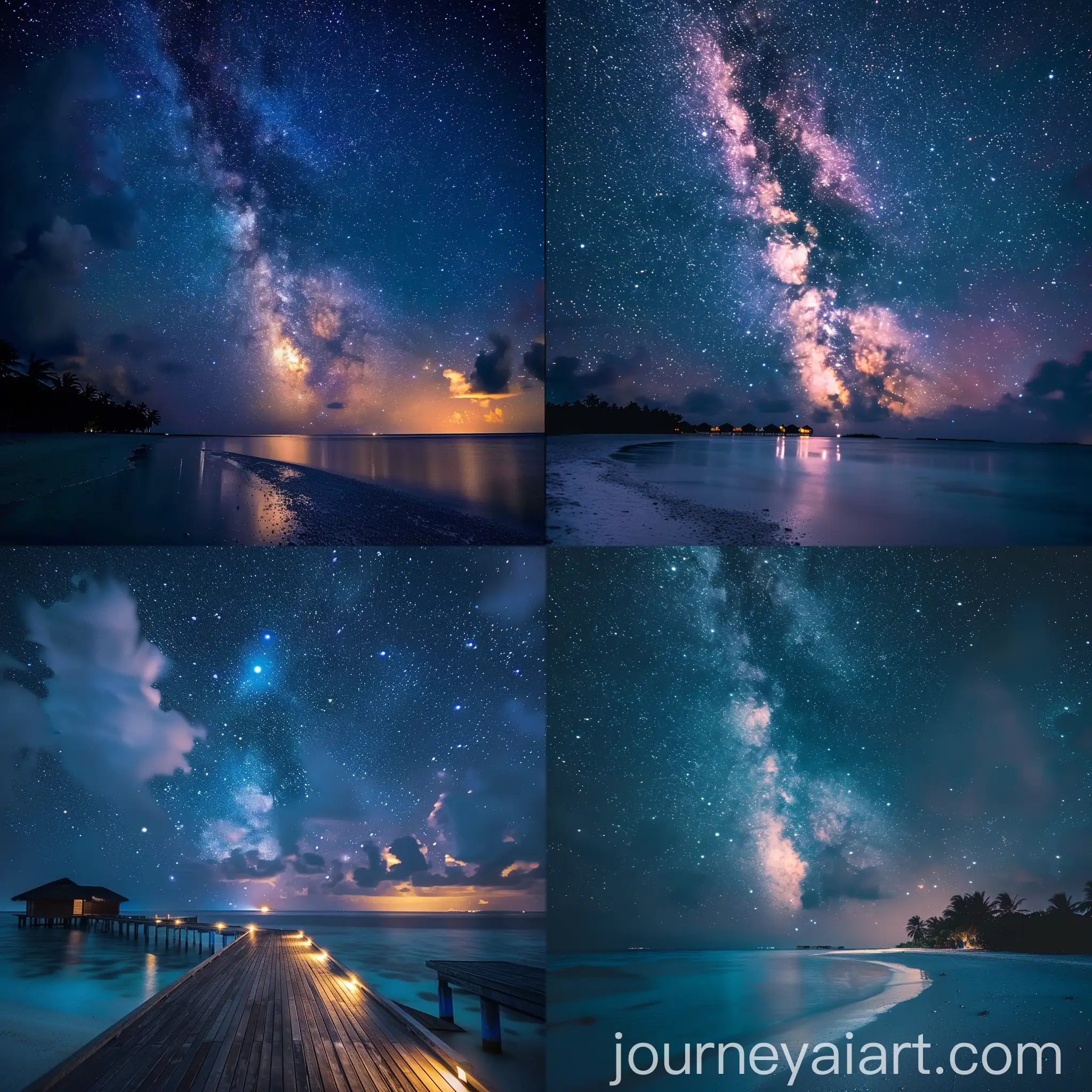 Starry-Night-Sky-over-the-Maldives