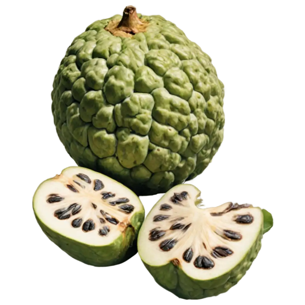 HighQuality-Custard-Apple-PNG-Image-for-Versatile-Use-in-Design-and-Marketing